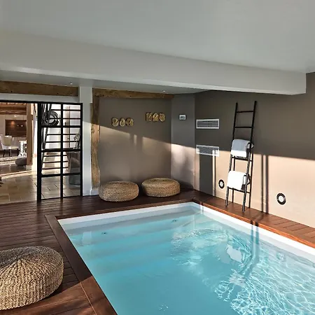 別荘 Le Jardin Des Hesperides - Piscine Interieure, Jacuzzi Et Sauna