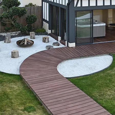 別荘 Le Jardin Des Hesperides - Piscine Interieure, Jacuzzi Et Sauna Fourmetot
